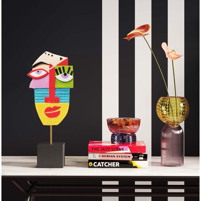 Abstract Face Multicolour Ornament