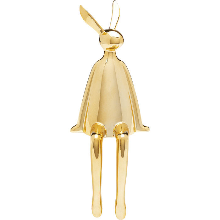 Gold Sitting Rabbit Deco