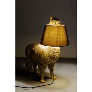 Gold Alpaca Table Lamp