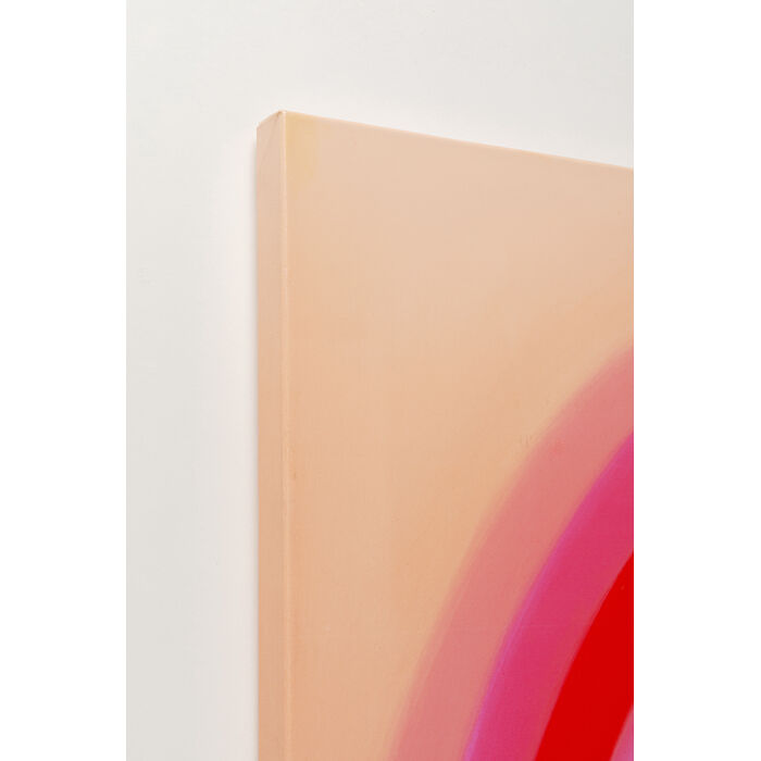 Canvas Picture Tendency Circles Pink