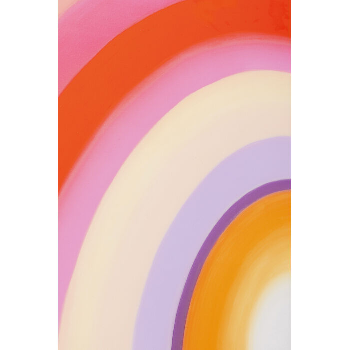 Canvas Picture Tendency Circles Pink