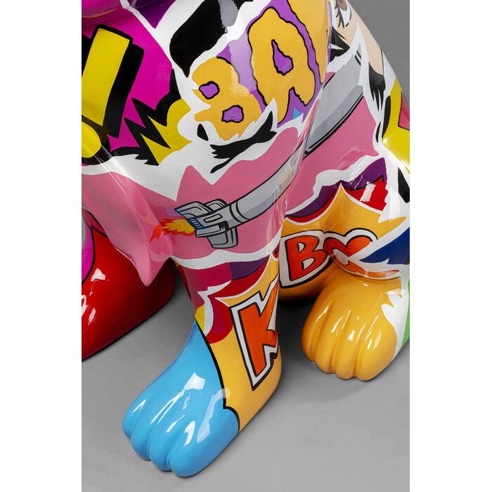 Deco Figurine Grafitti Dog Sunglasses