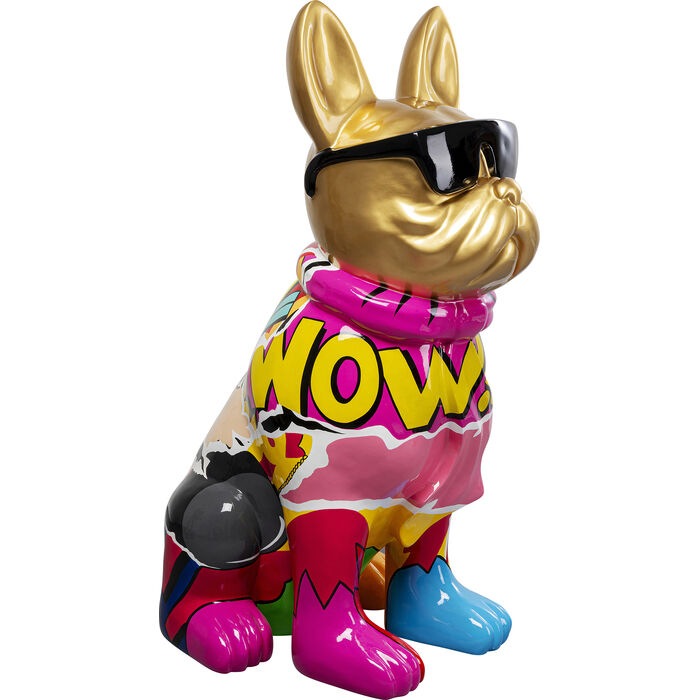 Deco Figurine Grafitti Dog Sunglasses