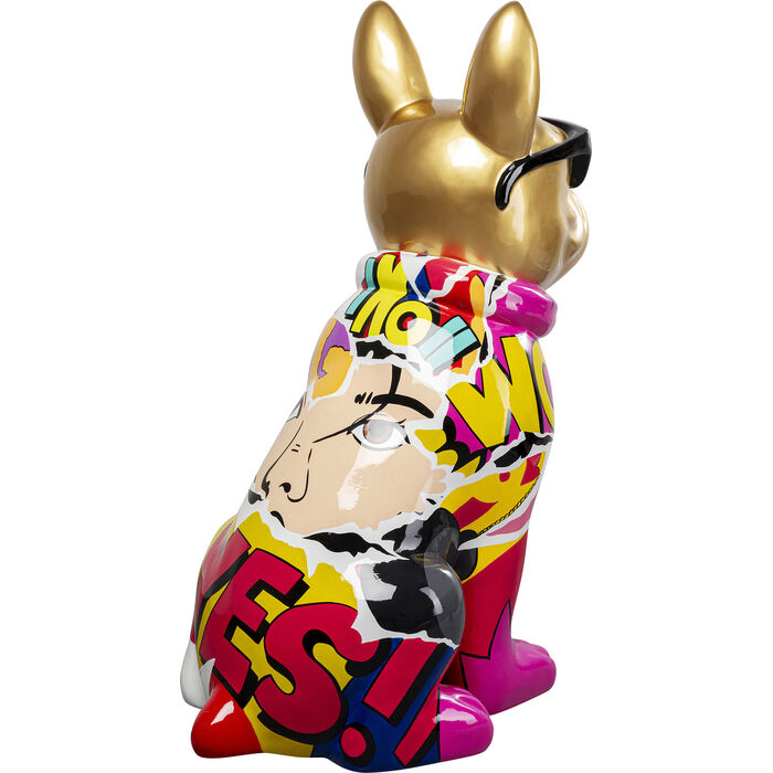 Deco Figurine Grafitti Dog Sunglasses