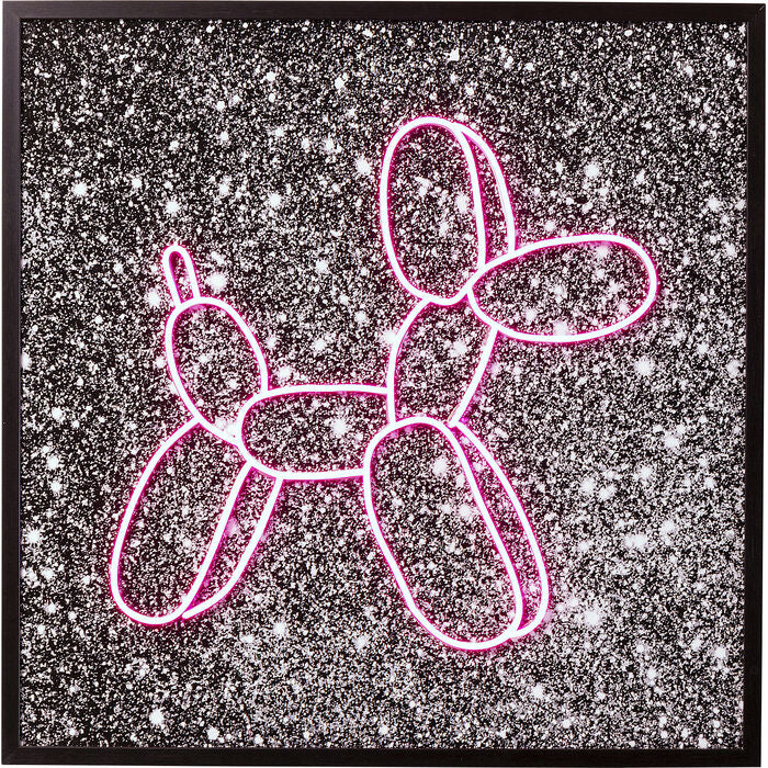 Neon Balloon Dog Wall Art