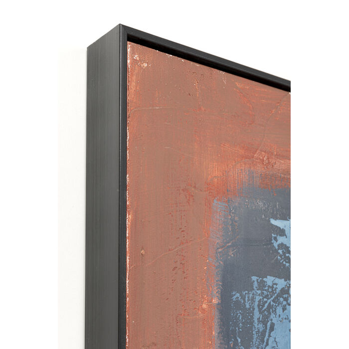 Framed Picture Silence Blue