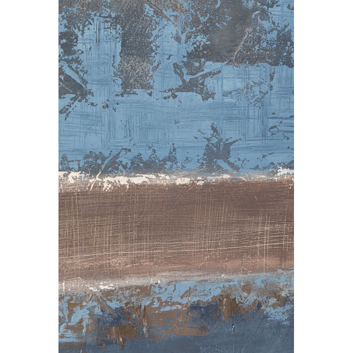 Framed Picture Silence Blue