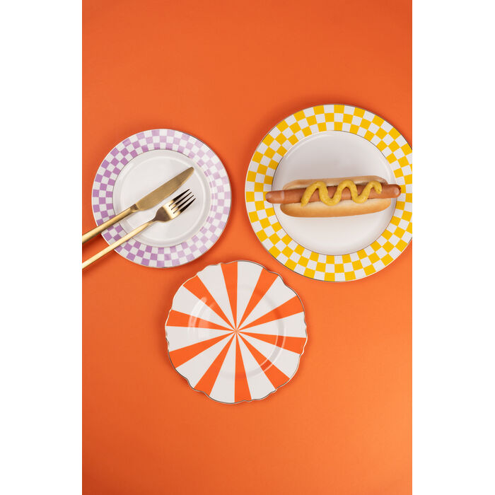 Porcelain Harlequin Plates
