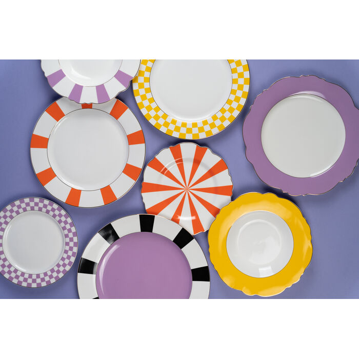 Porcelain Harlequin Plates