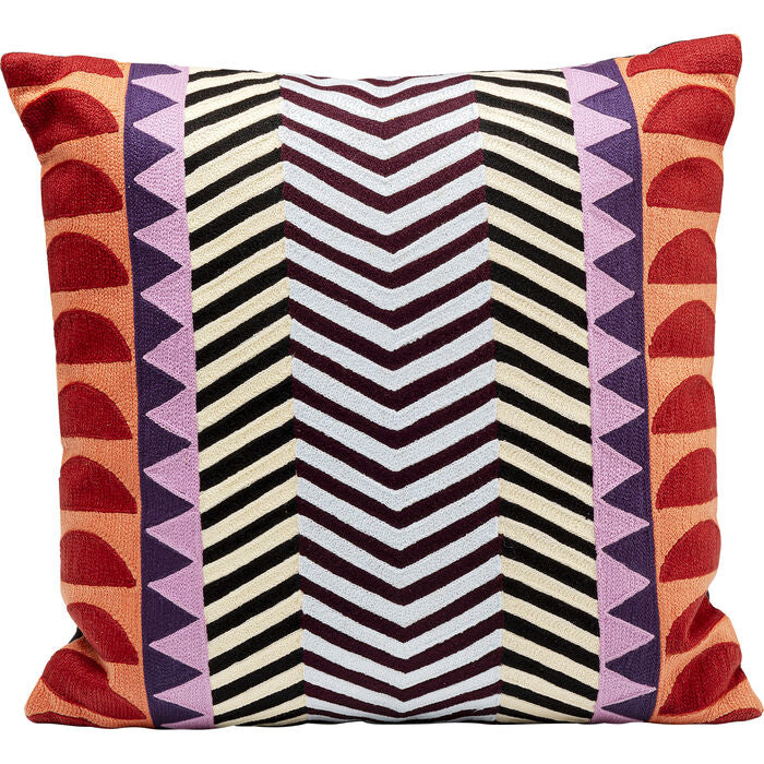 Block Colour Zig Zag Cushion