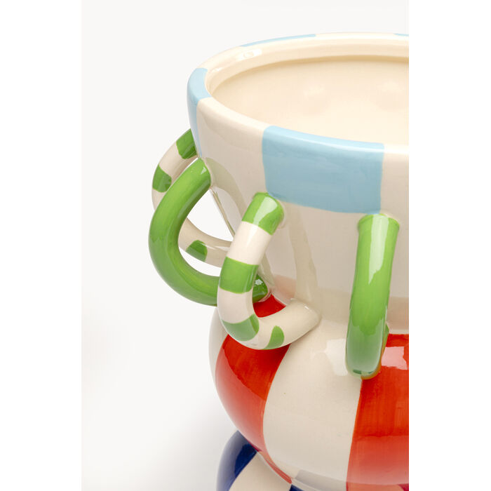Vase Harlequin Handle 33cm