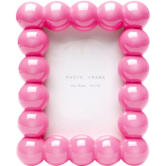 Pink Bubble Picture Frame