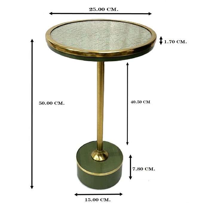 Grazia Crack Side Table