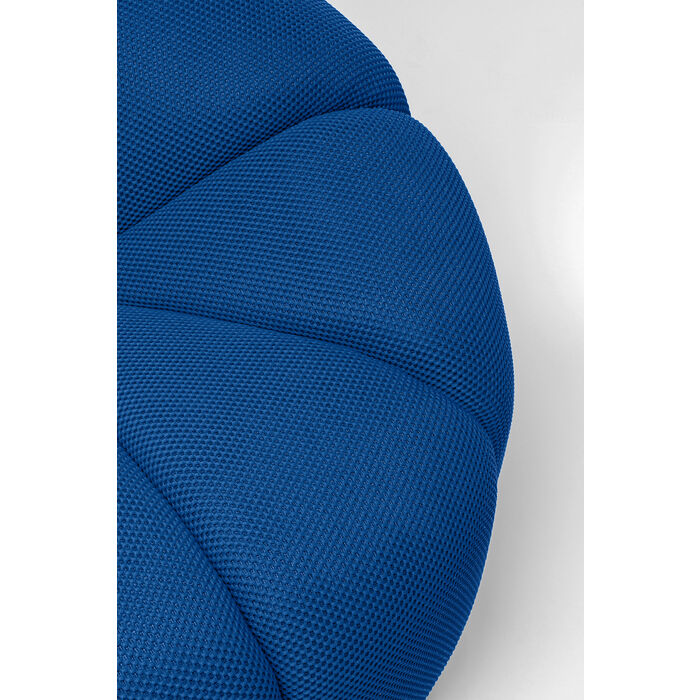 Blue Swivel Armchair Peppo Lounge