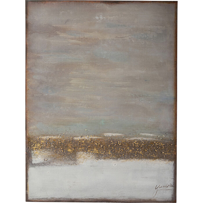 Abstract Horizon Canvas Painting