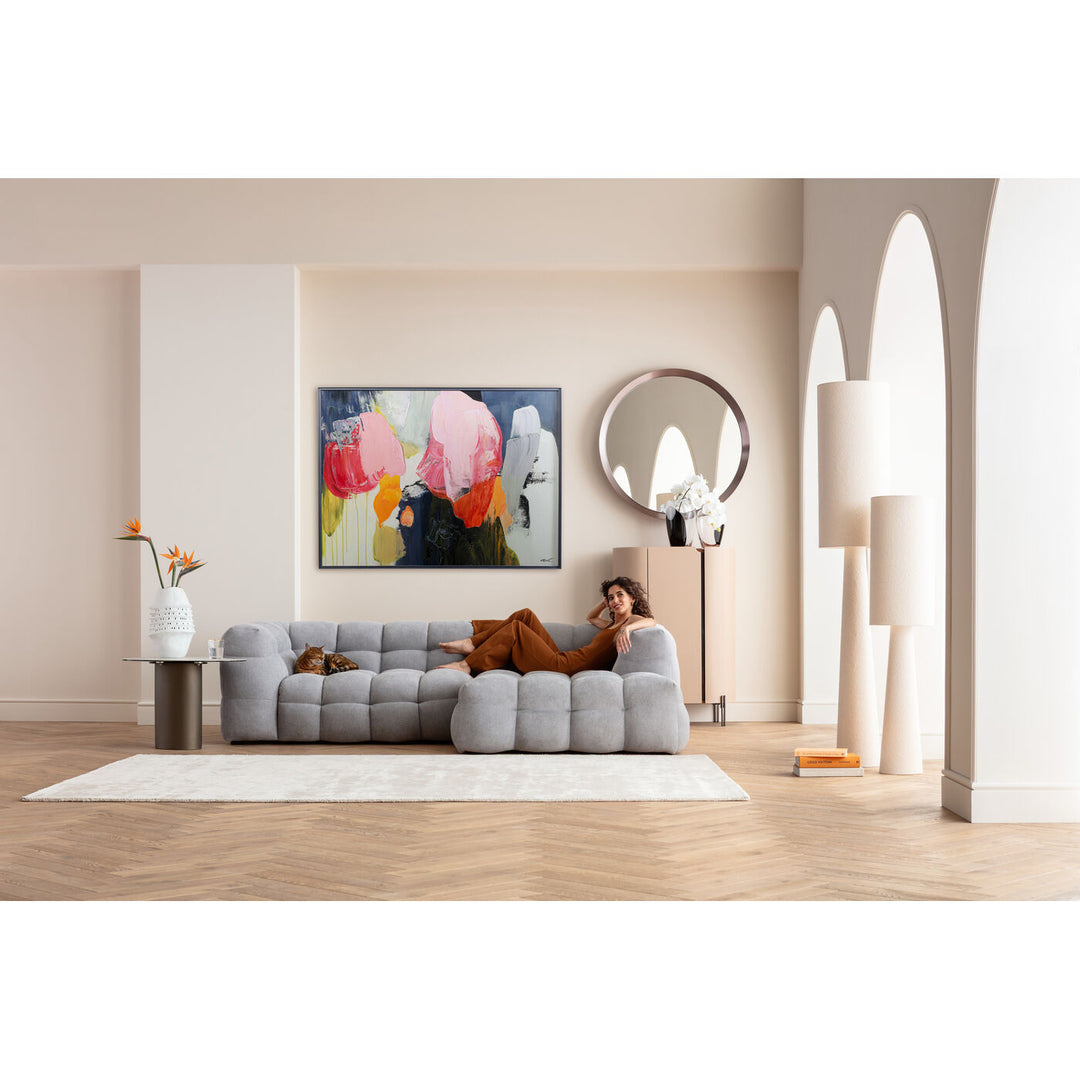 Framed Picture Abstract High Gloss Pink