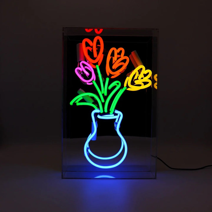 Neon Glass Tulips Box