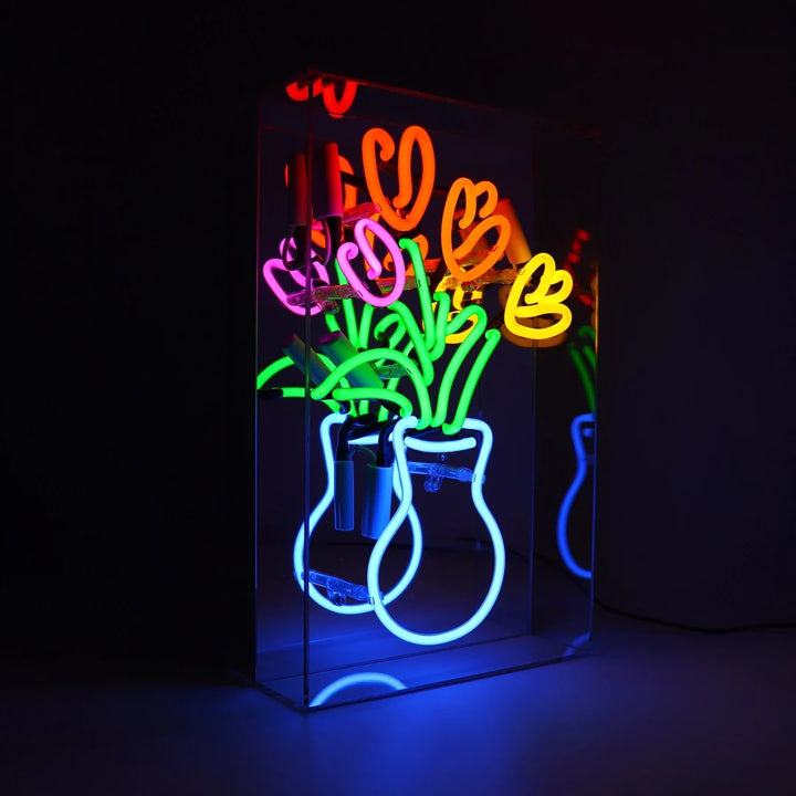 Neon Glass Tulips Box