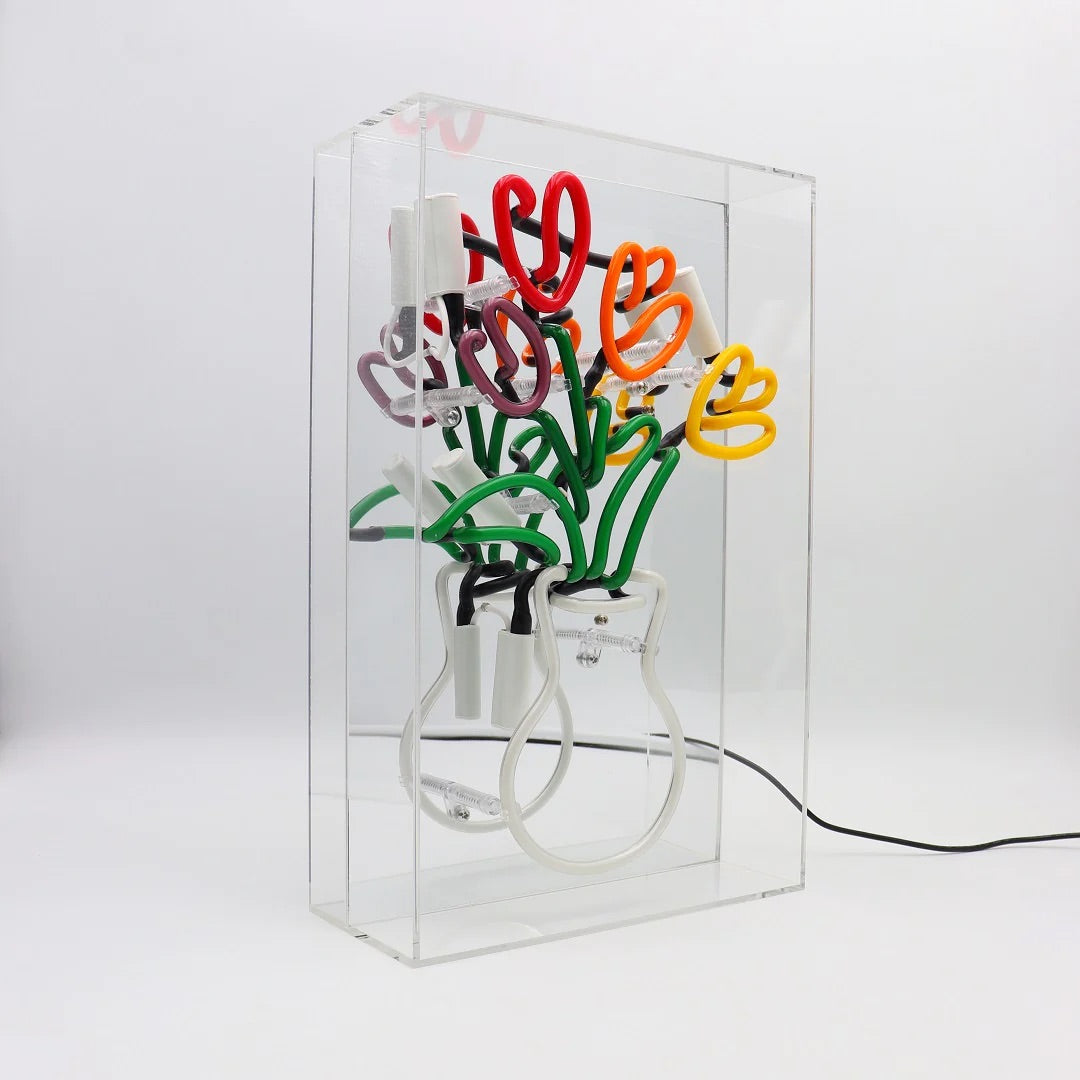 Neon Glass Tulips Box