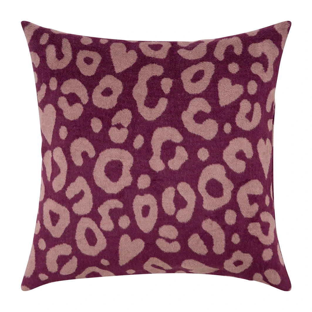 Leo Burgundy Cushion