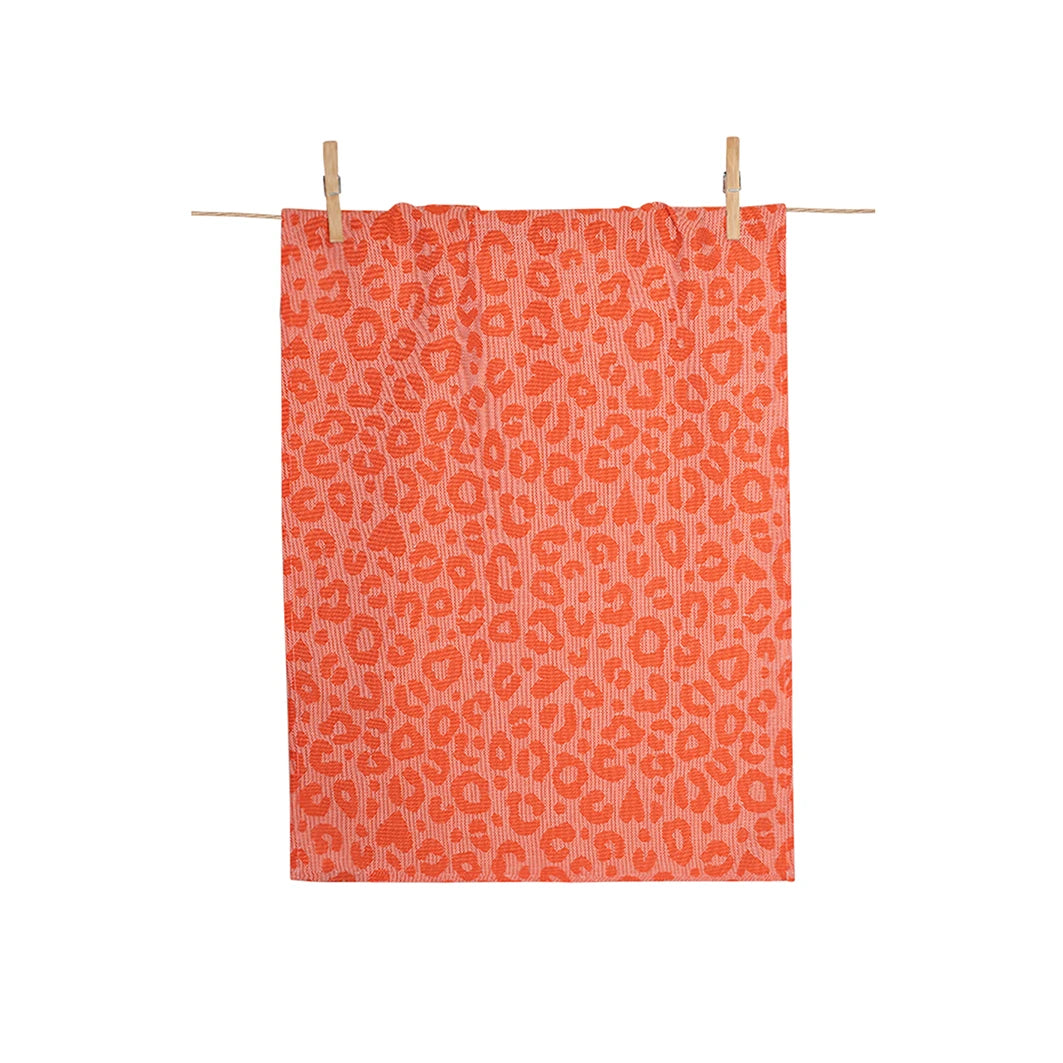 LEO Orange Tea Towel