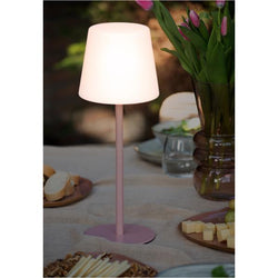 Soft Pink Rechargeable Table Lamp