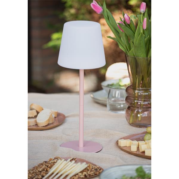 Soft Pink Rechargeable Table Lamp