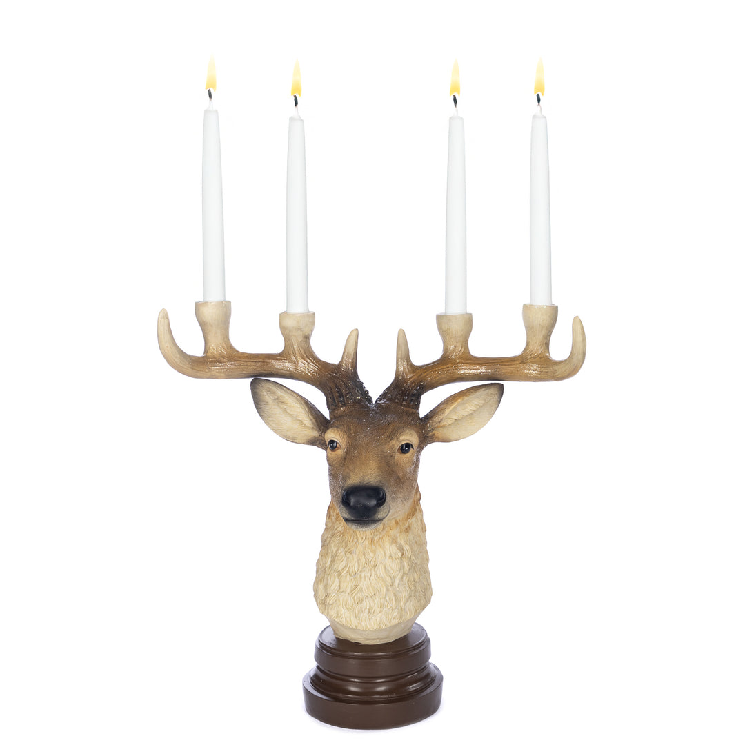 Deer Bust Candle Holder