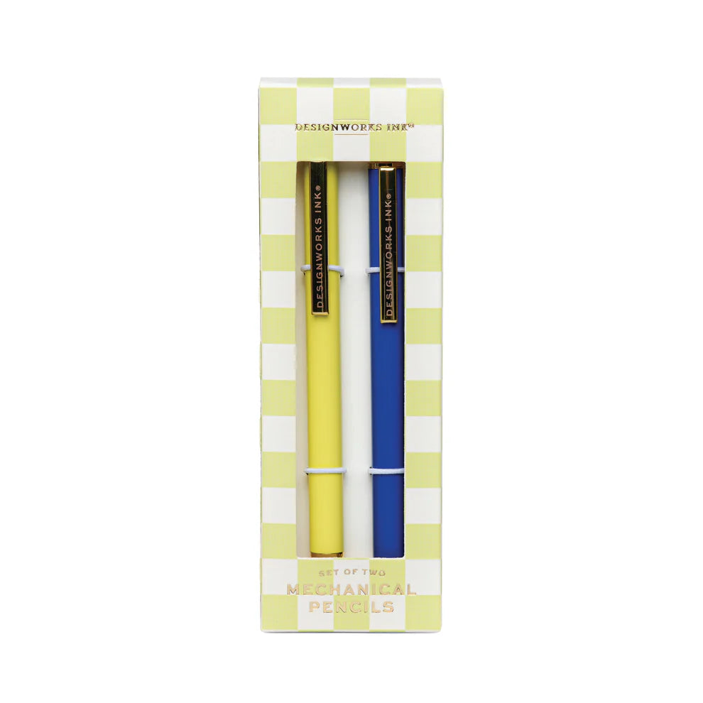 Mechanical Pencils Cobalt & Citron Set of 2