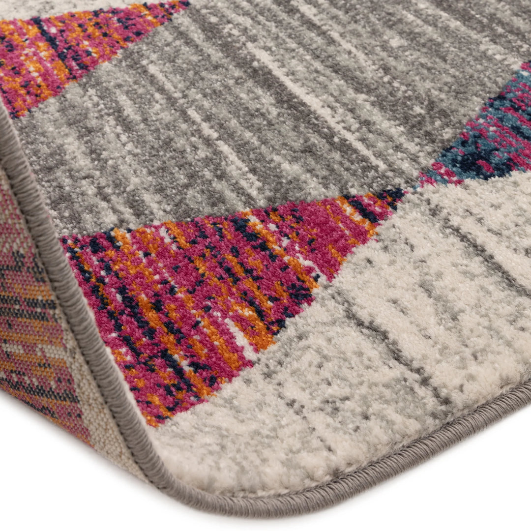 Muse Check Harlequin Pink Runner & Rugs