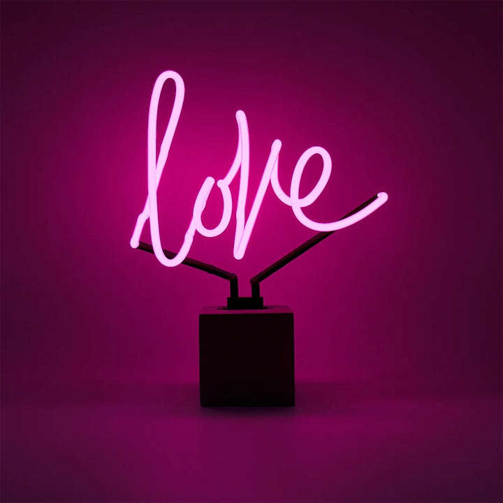 Neon Love Light On Base