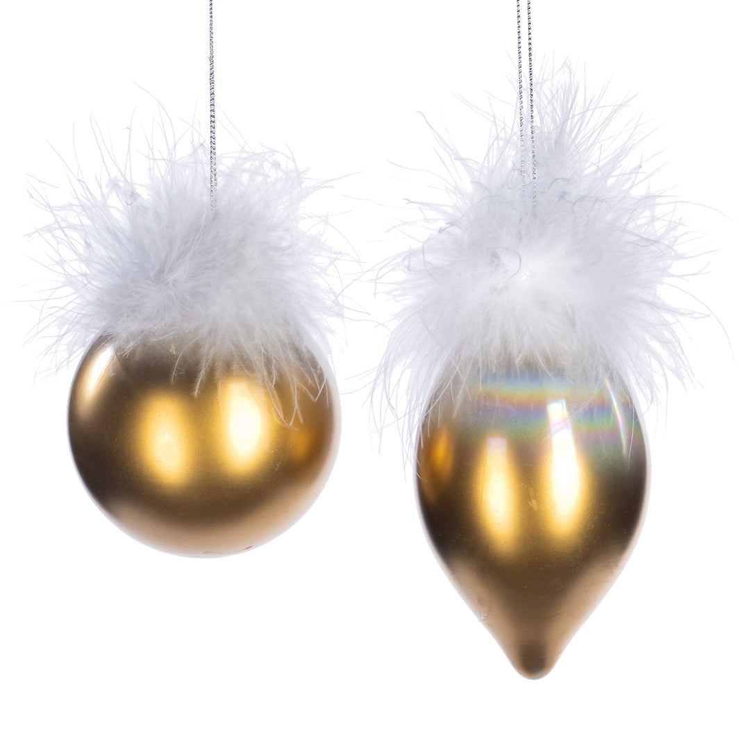 Glass Plume Decoration