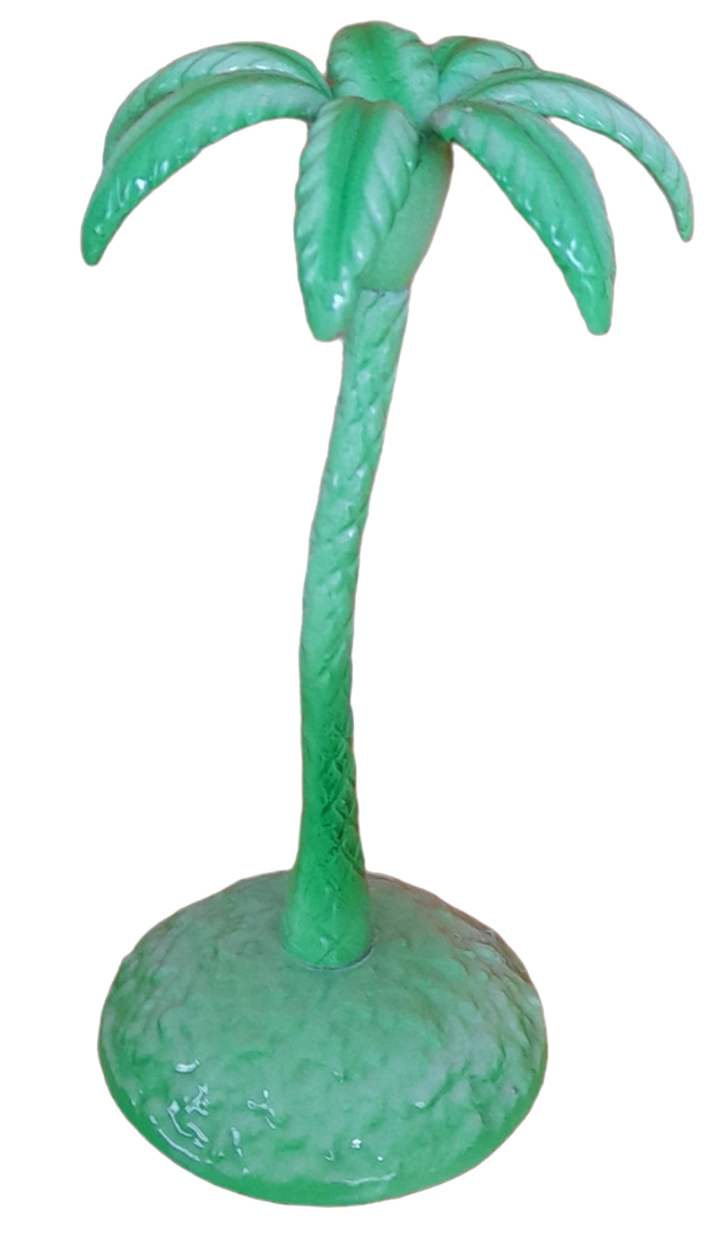 Green Palm Tree Dinner Candle Holder