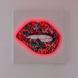 Mouth LED Neon Wall Art