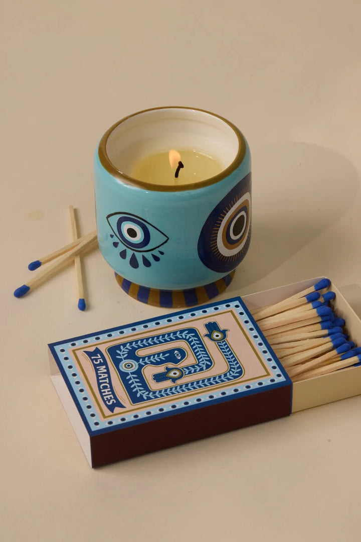 Eye Ceramic Candle & Matches