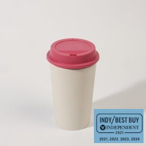 C&C Pink & Pebble White Keep Cup