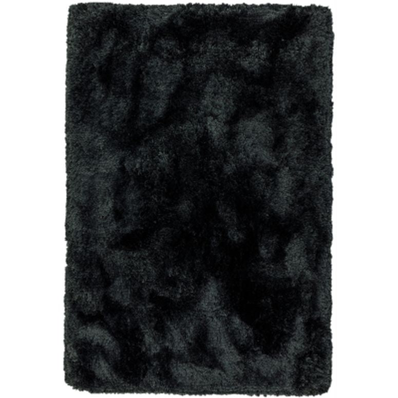 Plush Black Runner & Rugs