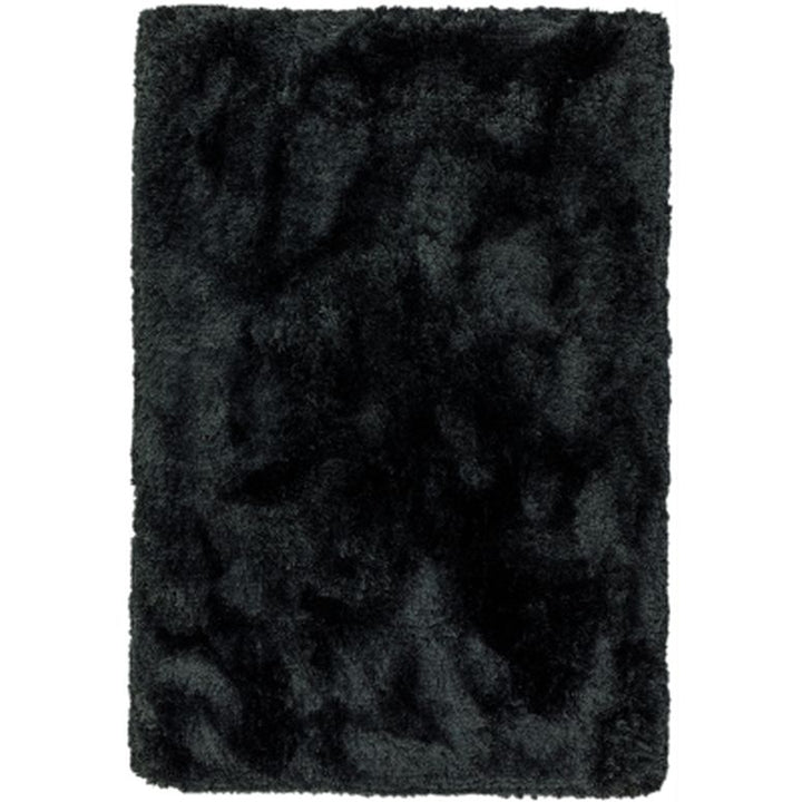 Plush Black Runner & Rugs
