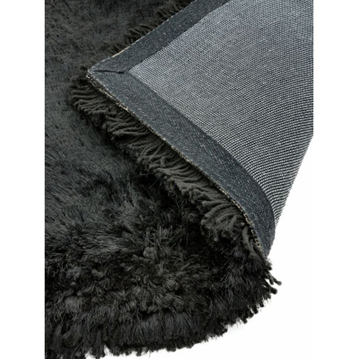 Plush Black Runner & Rugs