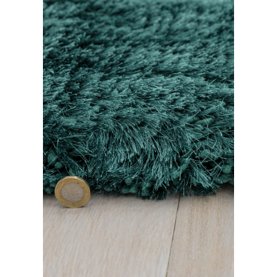 Plush Petrol Runner & Rugs