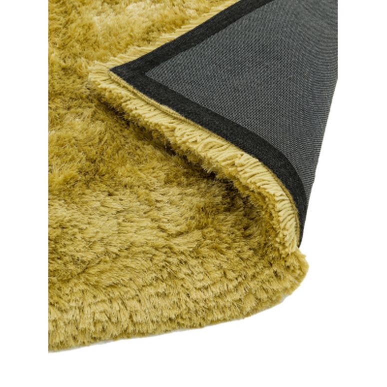 Plush Yellow Runner & Rugs