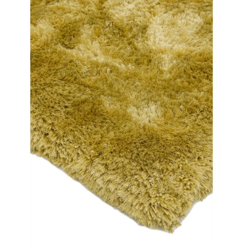 Plush Yellow Runner & Rugs