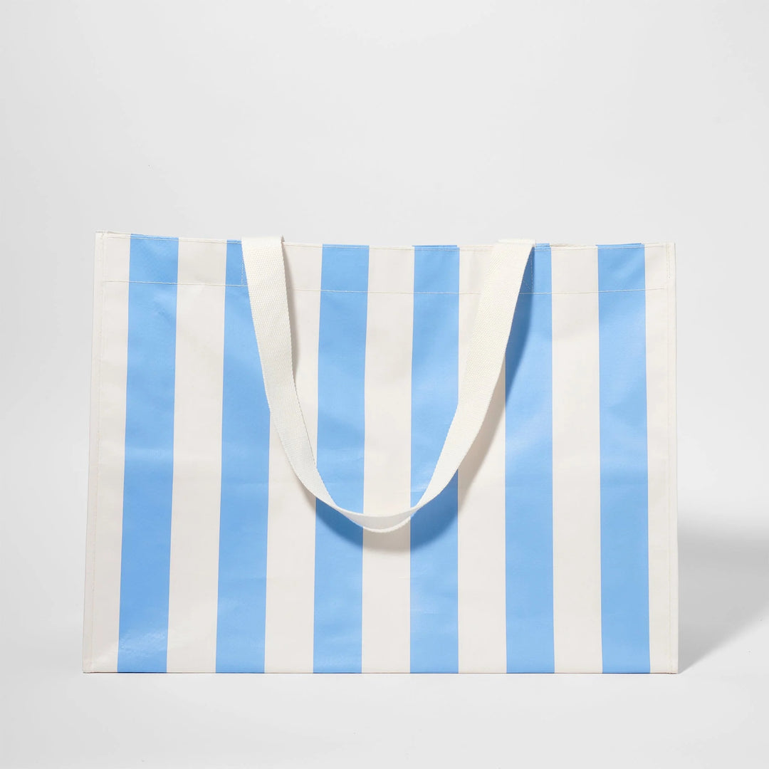 Blue Carryall Beach Bag