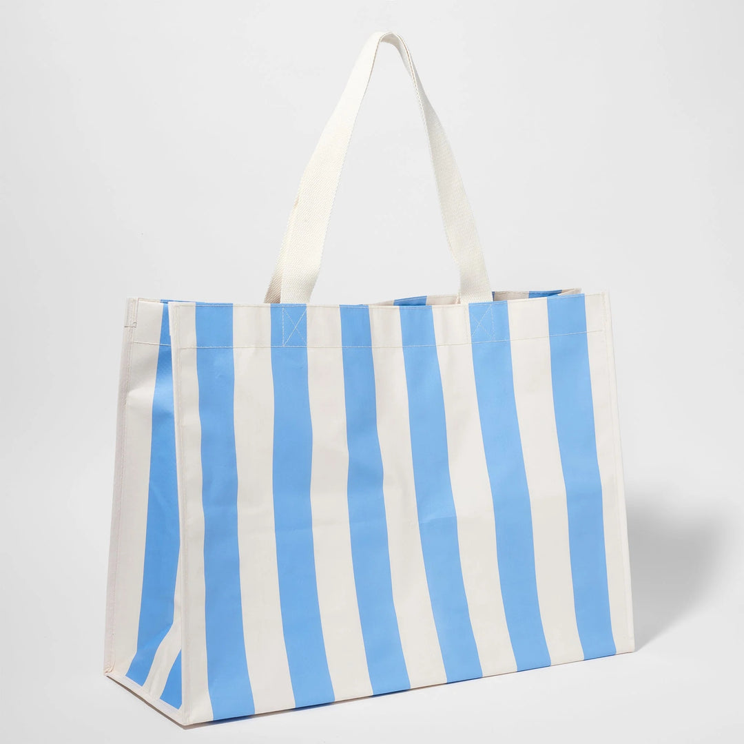 Blue Carryall Beach Bag