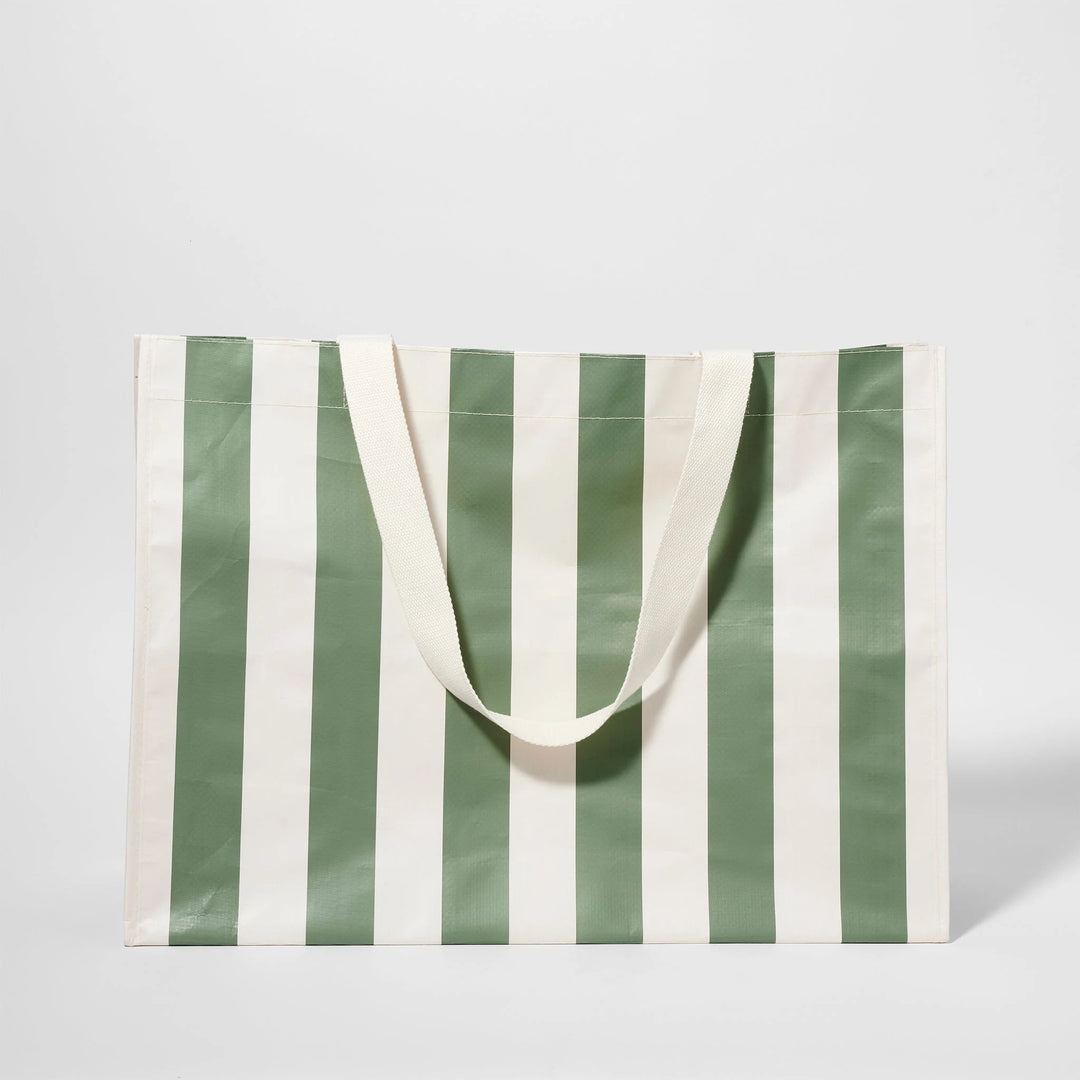 Olive Carryall Beach Bag