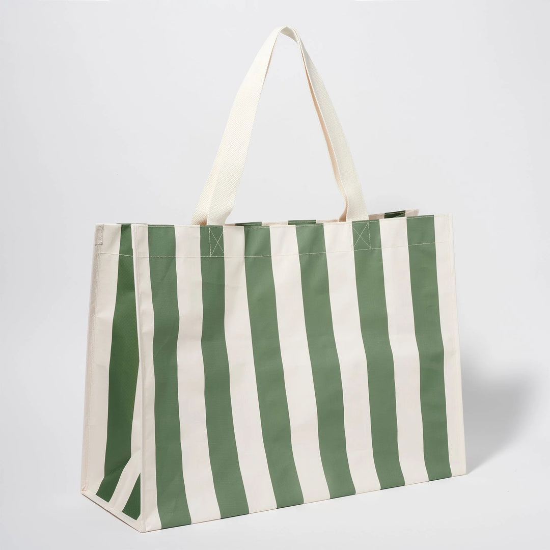 Olive Carryall Beach Bag