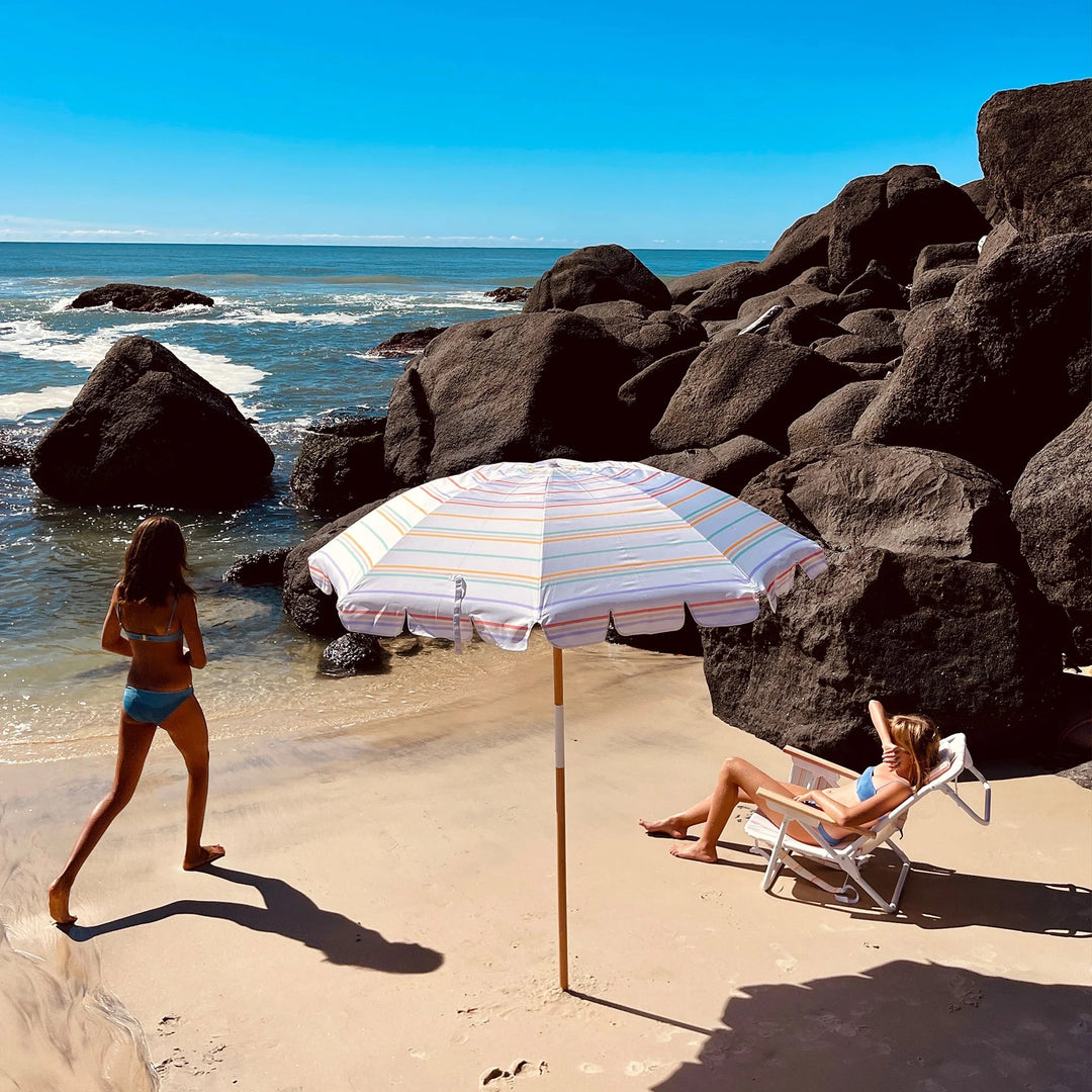 Beach Umbrella Rio Sun Multi Stripe