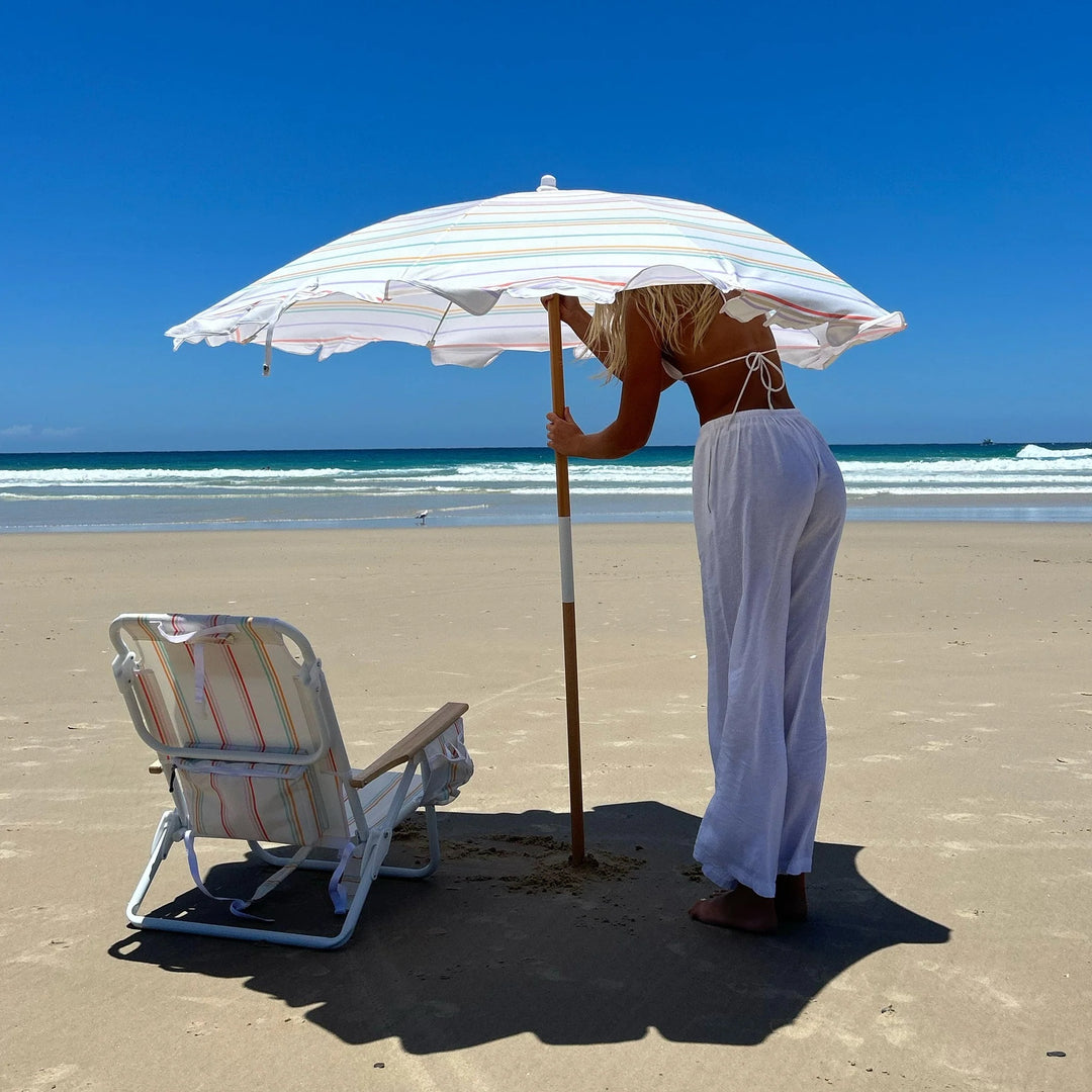 Beach Umbrella Rio Sun Multi Stripe