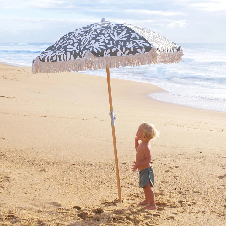 Luxe Beach Umbrella The Vacay Olive