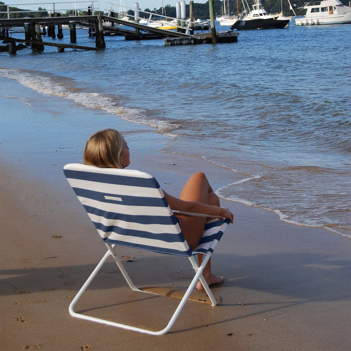 Marine Stripe Sun Chair